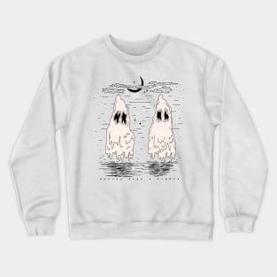 Halloween Ghost Spooky Days And Nights Crewneck Sweatshirt